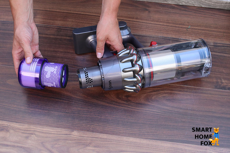 Nettoyage du filtre HEPA du Dyson V11 Absolute